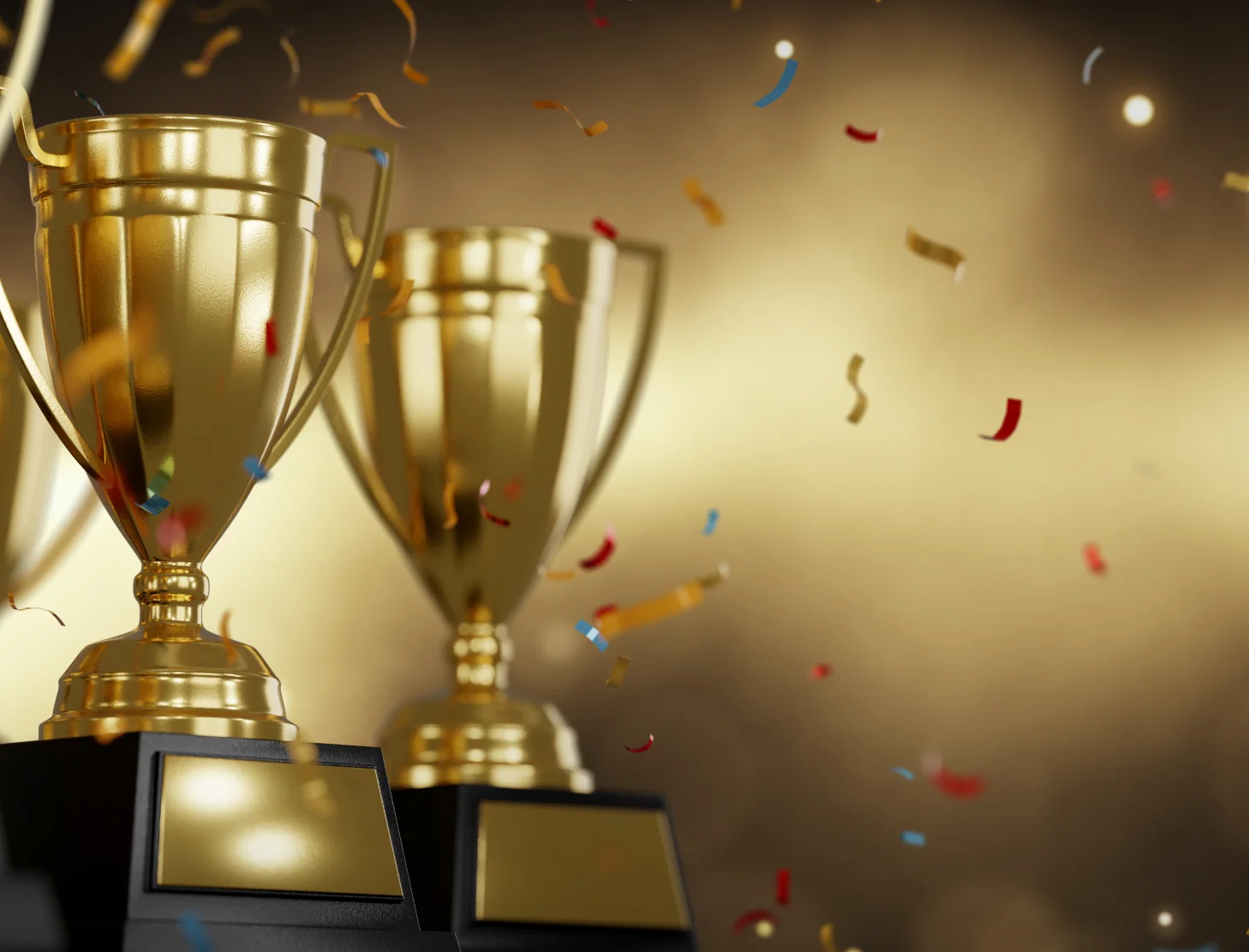 Pokale als Motivation für Spitzenleistungen in jedem Bereich